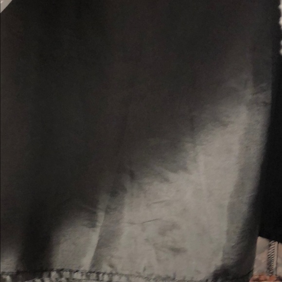 CJ Banks 18W satin skirt, pockets, lined, back zip - Picture 3 of 4